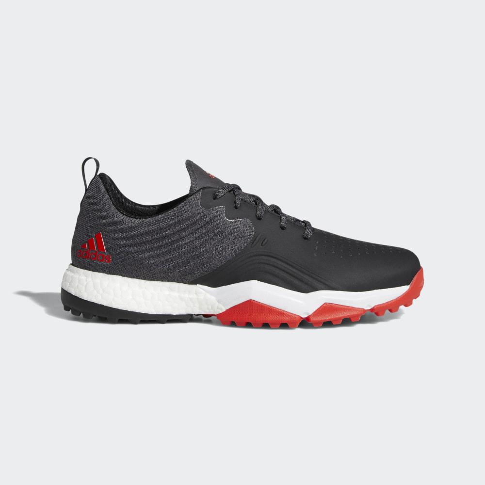 Adidas Adipower 4orged S Hrvatska - Muške Cipele Za Golf - Crne/Crvene/Bijele (BZDKWE452)